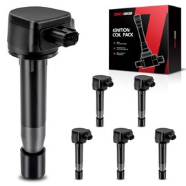 Torchbeam UF603 Set of 6 Ignition Coil Packs Fit for 2008 2009 2010 2011 2012 2013 2014 2015 2016 2017 Honda Odyssey Accord Crosstour Acura TL RL TSX 3.5 V6 Coils Replacement for C1624 30520R70A01
