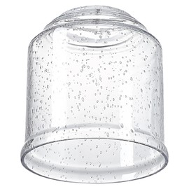 4.75" Seeded Glass Shade Replacement,Thick Cylinder Glass Shade for Bathroom Vanity Light,Pendant Light Kitchen Island,Chandelier,Wall Sconce. 4.75W*6.25H. BD005-Shade