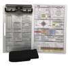 Crystal Pilot Aluminum IFR Kneeboard AND VFR and IFR Placard