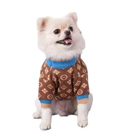 Everything Chic Designer Dog Clothes Sweater Shirt Outfit Small XS Teacup Cute Dogs Puppies French Bulldog Dachshund Chihuahua Cats Maltese Boy Girl (Medium, BlueChewypawtton)