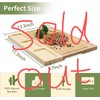 ORIDOM Bamboo Cutting Board Wood Chopping Board Double Sided Charcuterie
