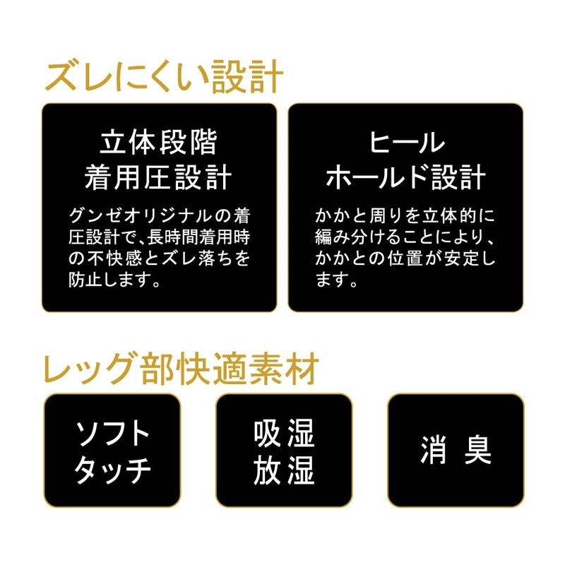 Gunze RIZAP Women's Socks, Compression Over Knee, For Sleeping &