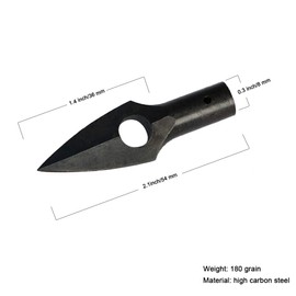 IRQ Metal Glue on Arrowheads Archery Targeting Practice Broadheads Tips Bullet Field Points for Bamboo Wooden Arrows