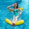 Large Foldable Water Floating Hammock & Lounge Chair Orange Foldable Lounge Chair 3ea