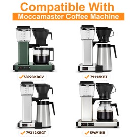 Appliance Slider Compatible with Moccamaster Coffee Machine, Acrylic Transparent Sliding Tray for Technivorm Moccamaster 53923 KBGV 79112 KBT 59691 KB