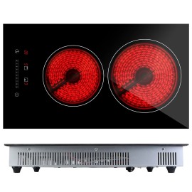 NewHome 20" Electric Cooktop 1900W Electric Stove Hot Plates for Cooking Touch Control
