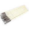 10pcs Nylon Hair Gouache Artist Paint Brush Portable Oil Painting
