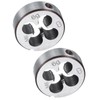 TA-VIGOR 2pcs M6 x 1.0 Metric Adjustable Threading Die, Alloy