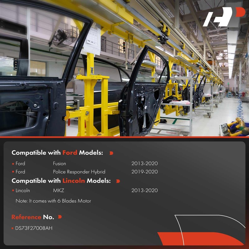 A-Premium Rear Right Passenger Side Electric Power Window Regulator with