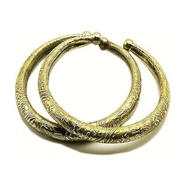 Siddhatva Indian Anklets Traditional Afghani Gypsy Kada Style Hasli Payal Fashion Bollywood Ethnic Gold Oxidized Boho Payal Anklets