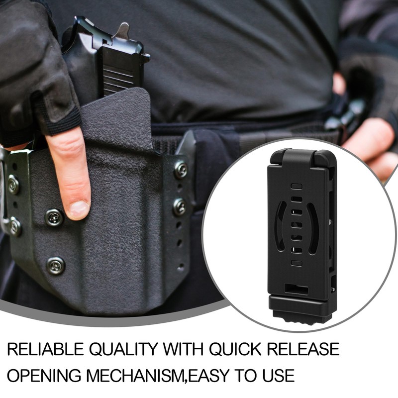 Relaxweex 4 Pack 3 Inch Holster Belt Clips Knife Belt