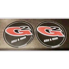 2 G2 Axle Gears DECALS STICKERS racing offroad overland trails utv outland atv