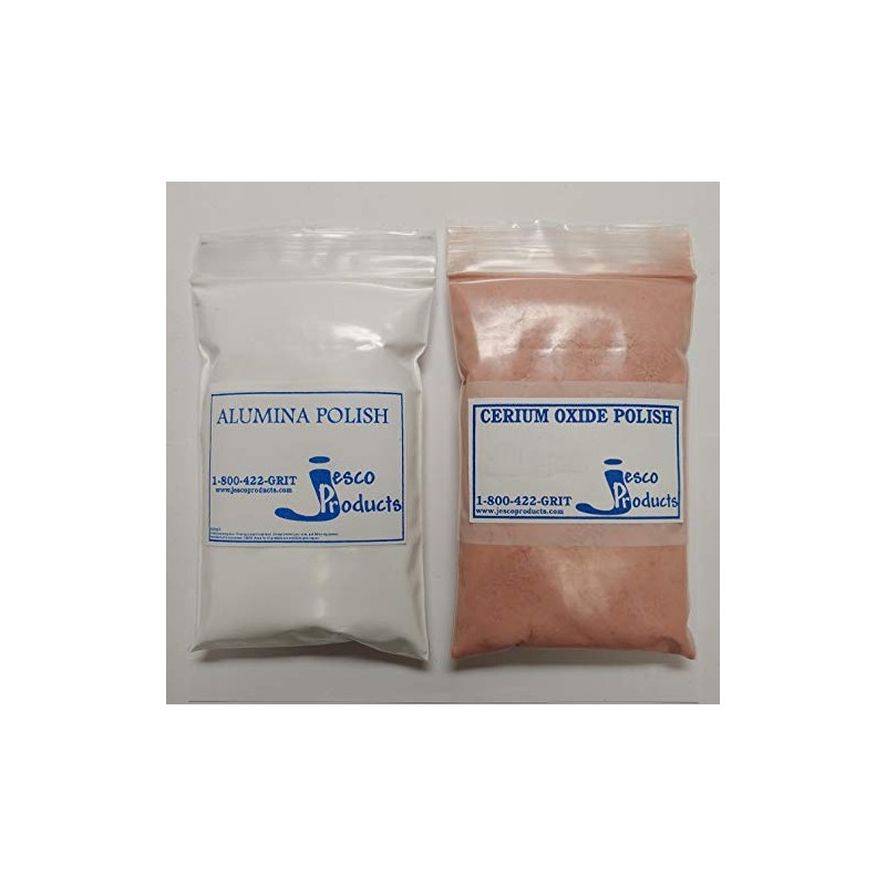 JESCO Cerium Oxide and Alumina Rock Polish Combo