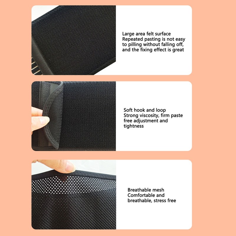 Self Heating Back Brace Magnetic Therapy Breathable Lumbar Support Compression