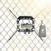 Proanko Phone Fence Mount with Shade for iPhone, GoPro and