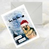 German Shepherd Dog Christmas Card