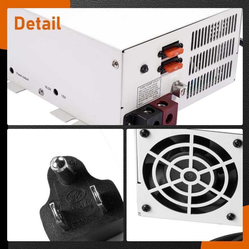 GOMADEIT WF-9860 60 AMP RV Power Converter Replacement 110/120 VAC