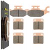 Caltric Brake Pads for Yamaha Kodiak 400 YFM400 Front Rear