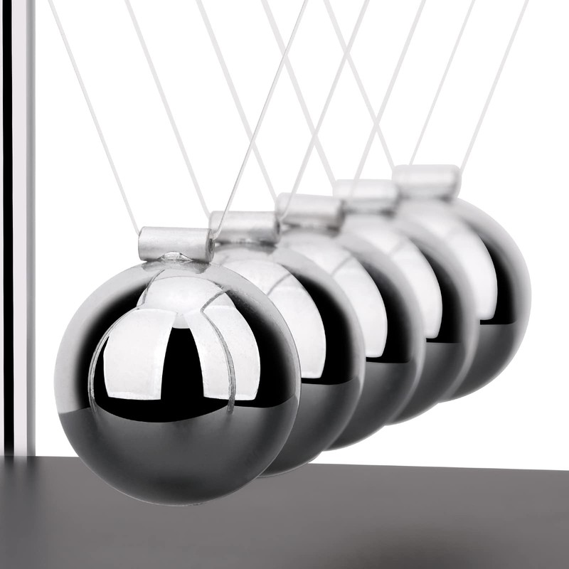 QLKUNLA Newtons Cradle Balance Balls Science Physics Gadget Desktop Decoration