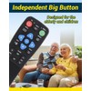 Universal Big Button Remote for Seniors - Easy Use TV