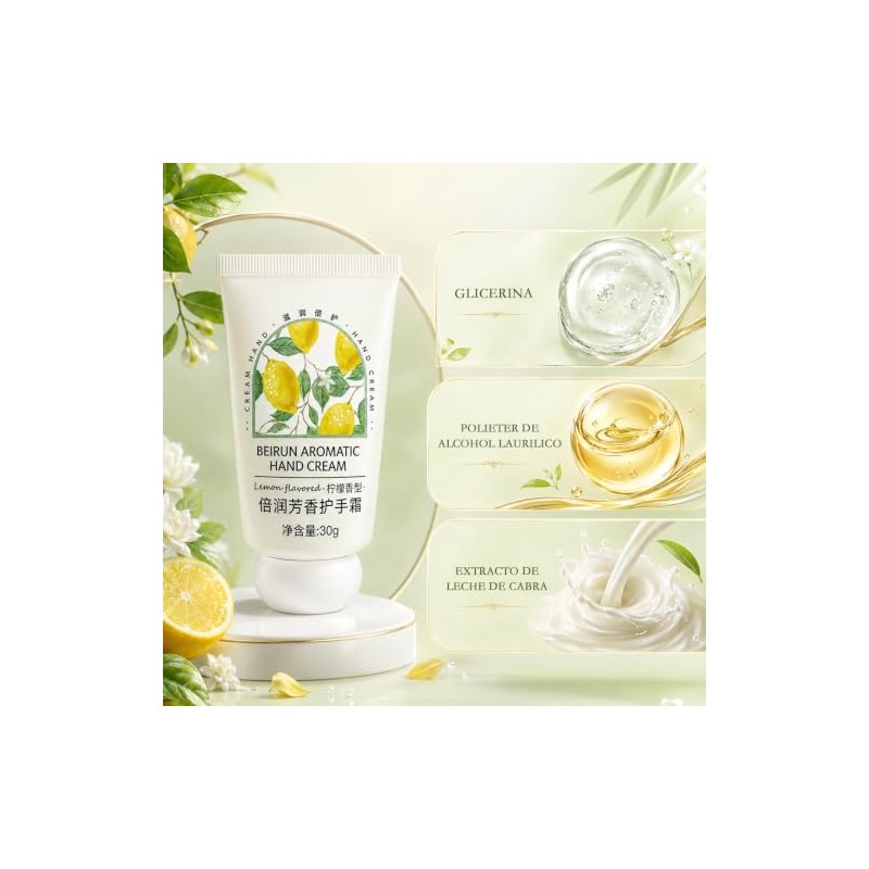 10PCS Crema de Manos Hidratante (Verde)