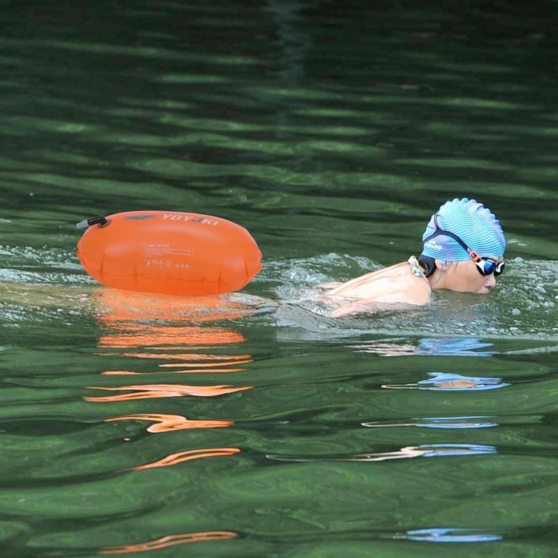 YDYJKI 2 Pack Swim Buoy for Open Water, Pool Floats