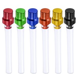 X AUTOHAUX 6pcs ATV Gas Fuel Air Vent Hose Breather One Way Clear Tube 6 Colors