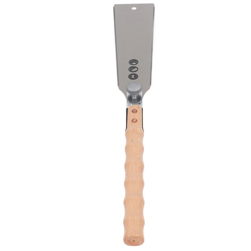 Double Edge Sided Hand Saw Fine Tooth Triple Fast Flush