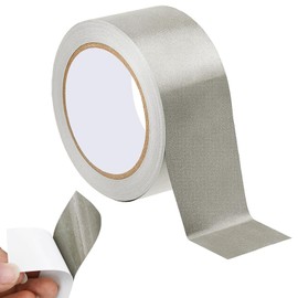Faraday Cloth Conductive Adhesive High-Shielding Tape Waterproof Conductive Tape for Signal Screens for Electrical Connection EMI Shielding Display Repair Cable Interference Blocking (2 Inch x 65 Ft)
