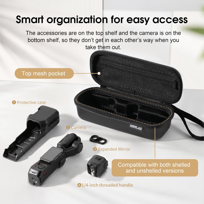 Insta360 Luna Ultra Storage Case, PU Waterproof Storage Bag, Carrying