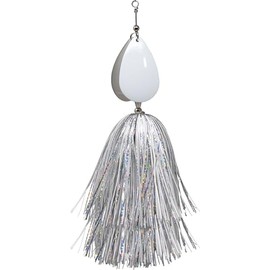 Tooth Shield Tackle Musky Bucktail (Shimmer Shad) Muskie Pike Double 10-9 Inline Spinner Musky Lures Baits Tackle