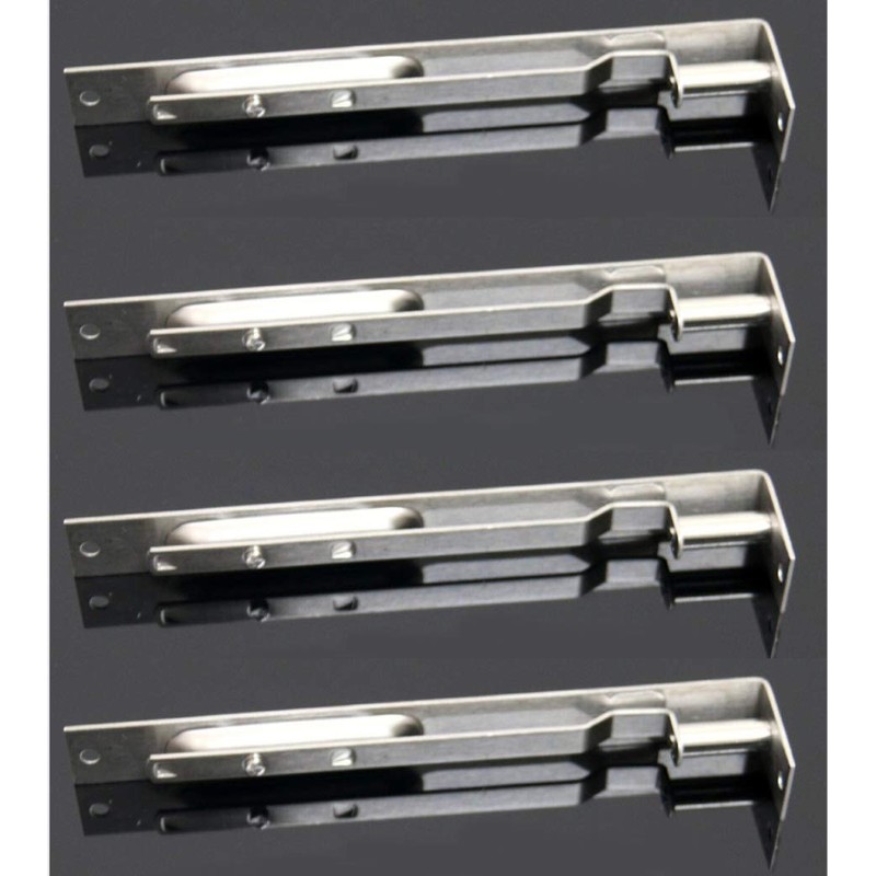 4 Pack (2 Pairs) NUZAMAS Door Flush Bolts 8" (22cm)
