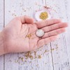 Craftdady 2mm Mini Round Ball Bead Spacers Golden Metal Tiny