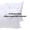 Kingnex 4 Pack Feather Proof Pillow Protectors King Size with