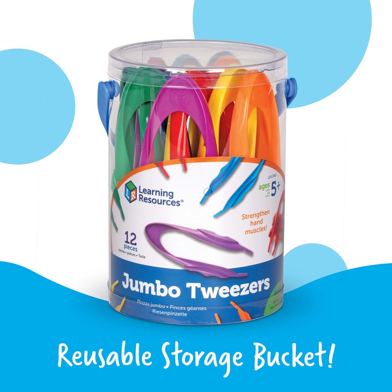 Learning Resources Jumbo Tweezers - Sensory Bin Tools , Water