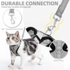 PUPTECK Cat Harness and Lead Set Escape Proof Reflective Cat