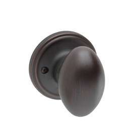 Copper Creek EK2090TB Egg Door Knob, Dummy Function, 1 Pack, in Tuscan Bronze