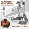 Heavy Duty Cafe Door Hinges,304 Stainless Steel Thick Hinges, Self