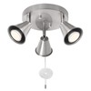 SEEBLEN 3-Light Industrial Directional Track Lighting with Pull Chain On/Off,