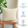 Encasa XO Throw Pillow Covers 20"x20" - Sublimation Blank Natural