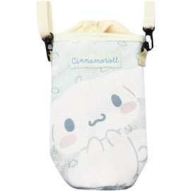Hatayama Shoji Sanrio 67203086 Cold Insulated Plastic Bottle Holder, Big Face, Cinnamo Roll, Main Unit Approx. 7.5 x Diameter 3.1 inches (19 x 8 cm)