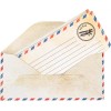 Bargain Paradise 50 Pack Airmail Envelopes -Blue Airmail Envelopes- Air