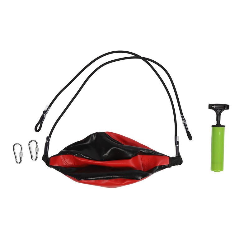 Double End Punching Ball with Adjustable Cord Inflator PU Leather