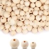 14mm Wooden Beads Natural Round Wood Beads Loose Beads Unfinished