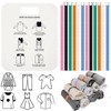 Quick and Easy Clothes Folding Shirt Folding Board Folding Clothes