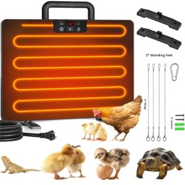 Chicken Coop Heater, Safe Radiant Space Heat 200W Pet Poultry Dog Winter Warmer