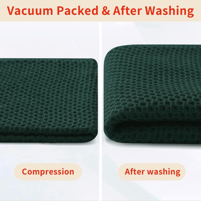 Homaxy Homaxy 100% Cotton Waffle Weave Kitchen Dish Towels, Ultra