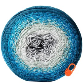 Multicolor Cotton Yarn Rainbow Crochet Yarn Spring Summer Yarn Color Choice Hand Knitting (289)