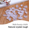 JINGYOU Natural Stone Rock Crystal Beautiful Clear Lace Natural Irregular