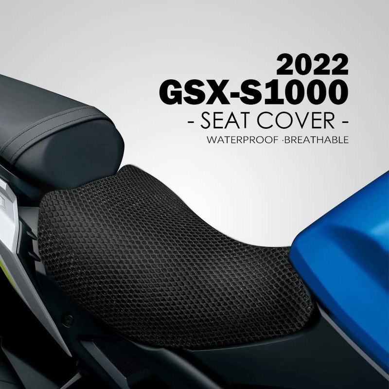 FOR Suzuki GSX S1000 Motorcycle Seat Cover Breathable GSXS1000 3D